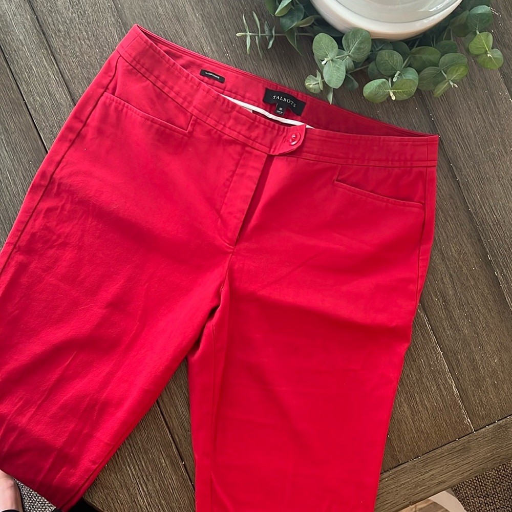 Talbot Hampshire Pants size 10 Red